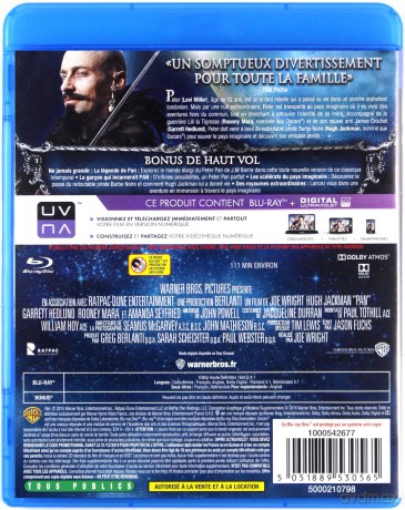 Pan (Piotruś. Wyprawa do Nibylandii) [Blu-Ray]