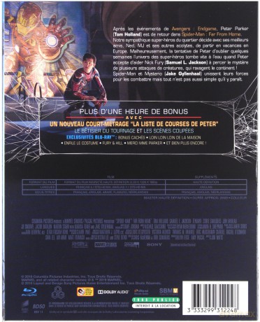 Spider-Man: Far from Home (Spider-Man: Daleko od domu) [Blu-Ray]