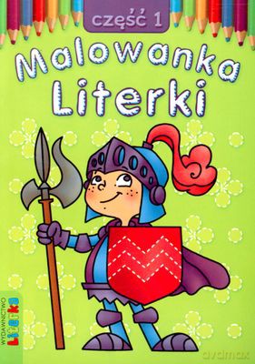 Malowanka Literki cz.1 [KSIĄŻKA]
