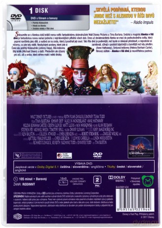 Alice in Wonderland (Alicja w Krainie Czarów) [DVD]