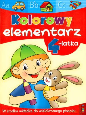 Kolorowy Elementarz 4-Latka [KSIĄŻKA]