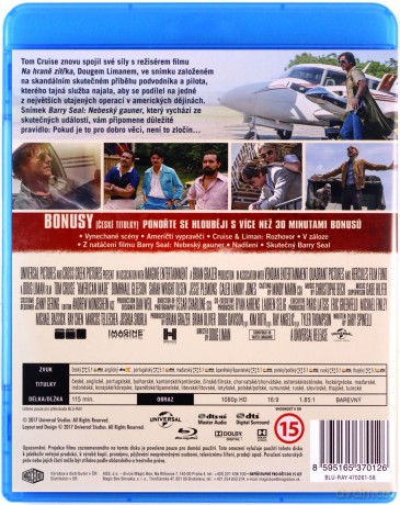 Barry Seal: Król przemytu [Blu-Ray]