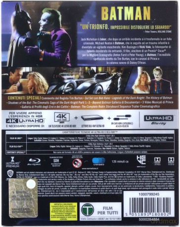 Batman (steelbook) [Blu-Ray 4K]+[Blu-Ray]