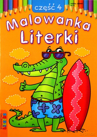 Malowanka Literki cz.4 [KSIĄŻKA]