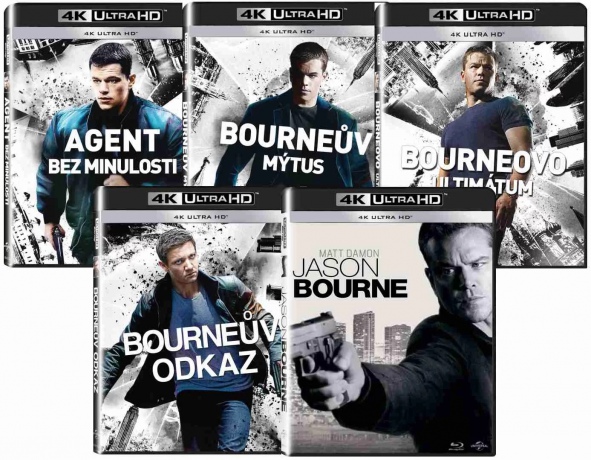 Bourne Kompletna Kolekcja [Blu-Ray 4K]+[Blu-Ray]