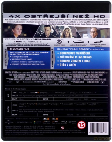 Bourne Kompletna Kolekcja [Blu-Ray 4K]+[Blu-Ray]