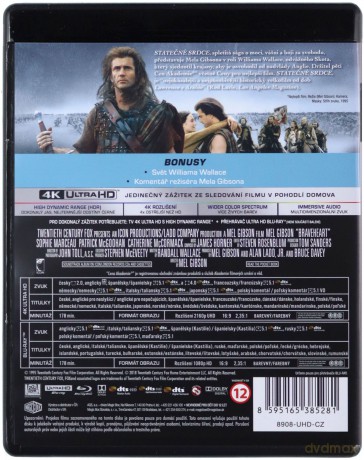 Braveheart - Waleczne Serce [Blu-Ray 4K]+[Blu-Ray]