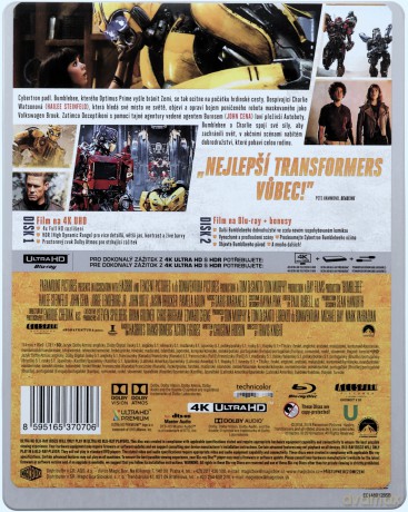 Bumblebee (steelbook) [Blu-Ray 4K]+[Blu-Ray]
