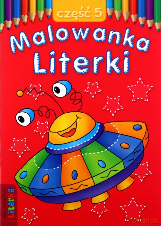 Malowanka Literki cz.5 [KSIĄŻKA]