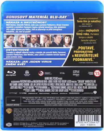 Contagion - Epidemia strachu [Blu-Ray]