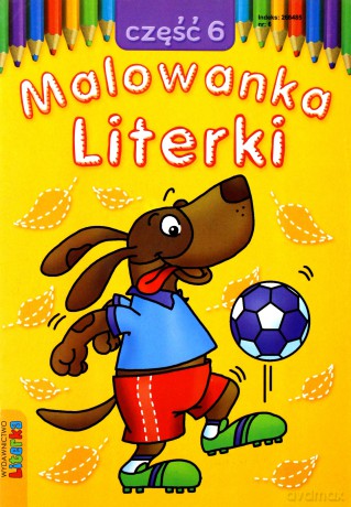 Malowanka Literki cz.6 [KSIĄŻKA]
