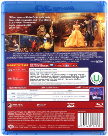 Piękna i Bestia (Disney) [Blu-Ray 3D]+[Blu-Ray]