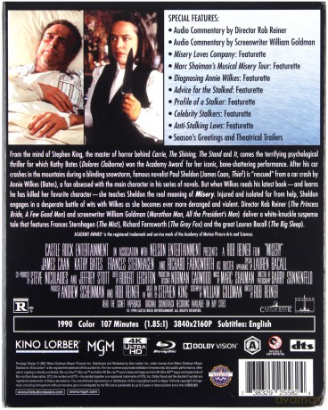 Misery [Blu-Ray 4K]+[Blu-Ray]