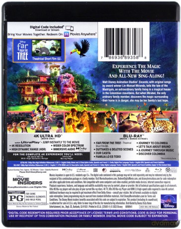Encanto (Nasze magiczne Encanto) (Disney) [Blu-Ray 4K]+[Blu-Ray]