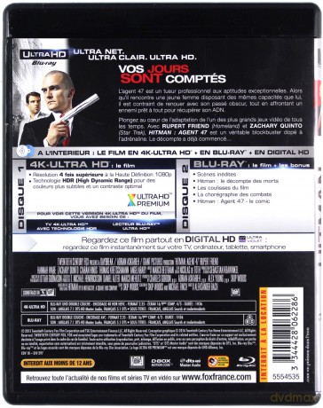 Hitman: Agent 47 [Blu-Ray 4K]+[Blu-Ray]