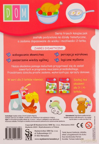 Akademia 2-latka. Dom - Ewa Gorzkowska-Parnas, Tomasz Parnas [KSIĄŻKA]