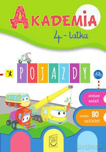 Akademia 4-latka. Pojazdy - Ewa Gorzkowska-Parnas, Tomasz Parnas [KSIĄŻKA]