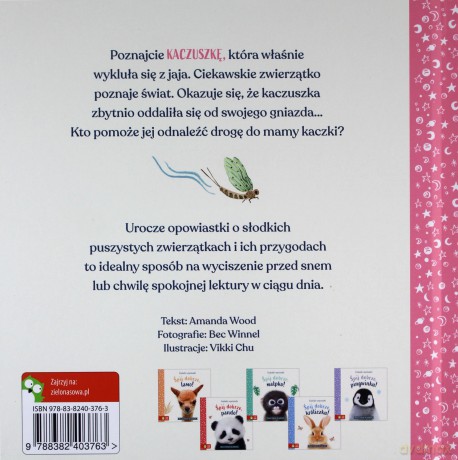 Czytanki-wyciszanki. Śpij dobrze, kaczuszko - Amanda Wood [KSIĄŻKA]