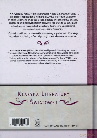 Dama kameliowa - Aleksander Dumas [KSIĄŻKA]