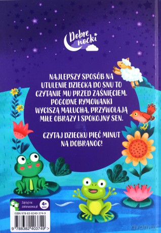 Dobre nocki. Wierszyki. Pięć minut przed snem [KSIĄŻKA]
