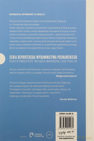 Grecja. Gorzkie pomarańcze - Dionisios Sturis [KSIĄŻKA]