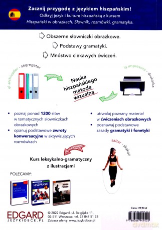 Hiszpański w obrazkach. Słownik, rozmówki, gramatyka - Joanna Ostrowska [KSIĄŻKA]