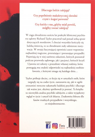 Jak człowiek staje się mordercą. Mroczne opowieści psychiatry sądowego - Taylor Richard [KSIĄŻKA]