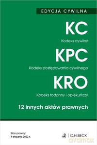 KC KPC KRO 12 INNYCH AKTÓW EDYCJA CYWILNA (wyd. 44) [KSIĄŻKA]