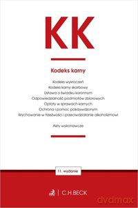 KK. Kodeks karny oraz ustawy towarzyszące (wyd. 11) [KSIĄŻKA]