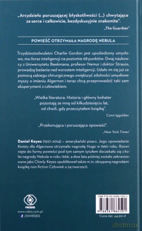 Kwiaty dla Algernona - Daniel Keyes [KSIĄŻKA]