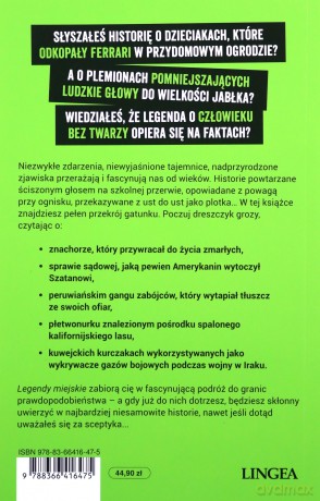 Legendy miejskie. Niesamowite opowieści i niewyjaśnione tajemnice z całego świata - James Proud [KSIĄŻKA]