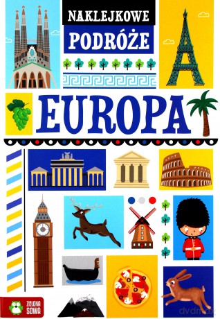 Naklejkowe podróże. Europa [KSIĄŻKA]