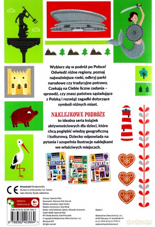Naklejkowe podróże. Polska [KSIĄŻKA]