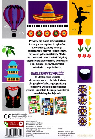 Naklejkowe podróże. Świat. Kultura [KSIĄŻKA]