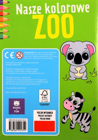 Nasze kolorowe Zoo [KSIĄŻKA]