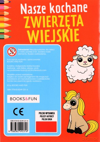 Nasze kolorowe Zwierzeta wiejskie [KSIĄŻKA]