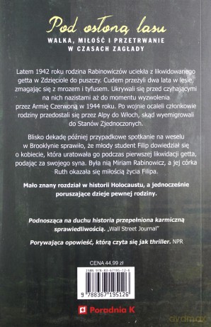 Pod osłoną lasu. Walka, miłość i przetrwanie w czasach Zagłady - Rebecca Frankel [KSIĄŻKA]