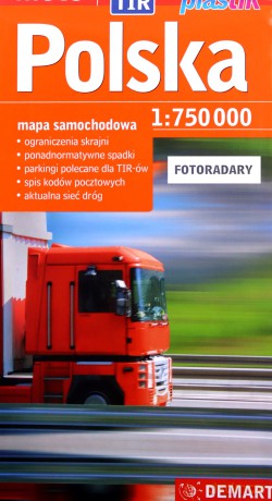 Polska mapa samochodowa 1:750 000