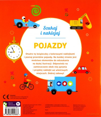 Szukaj i naklejaj. Pojazdy [KSIĄŻKA]