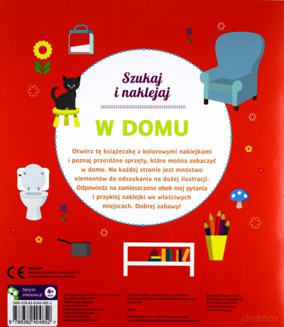 Szukaj i naklejaj. W domu [KSIĄŻKA]