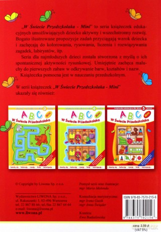 Abc W Świecie Przedszkolaka Mini Dla Dzieci 5 Letnich [KSIĄŻKA]