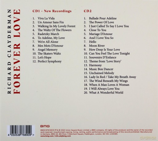 Richard Clayderman: Forever Love [2CD]