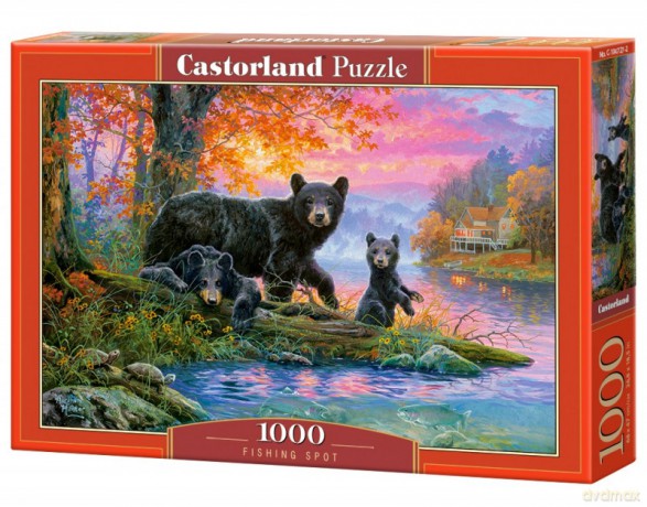 CASTORLAND 1000 el. Rodzina niedźwiedzi [PUZZLE]