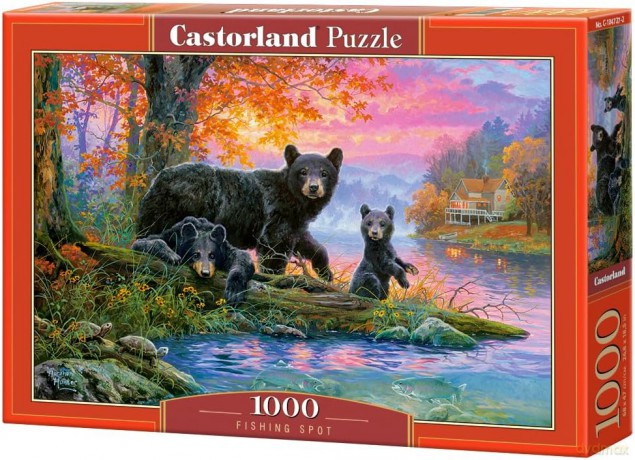 CASTORLAND 1000 el. Rodzina niedźwiedzi [PUZZLE]
