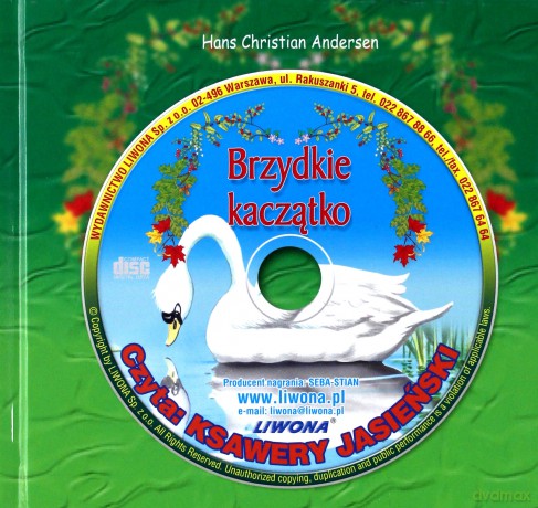 Brzydkie Kaczątko Słuchowisko (twarda) - Hans Christian Andersen [KSIĄŻKA]+[CD]