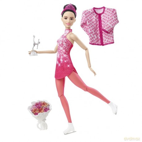 Lalka Barbie Sporty zimowe - Łyżwiarka