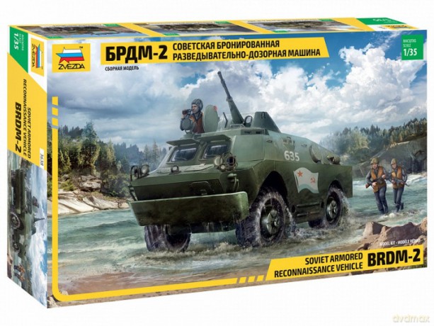 Model plastikowy BRDM-2 Soviet armored reconnaissance