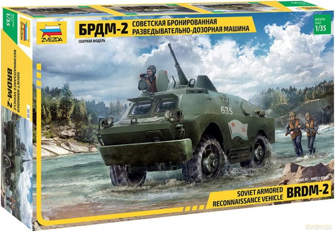 Model plastikowy BRDM-2 Soviet armored reconnaissance