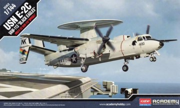 Model plastikowy USN E-2C VAW-113 Black Eagles 1/144
