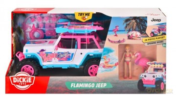 Pojazd Playlife Pink Drive Flamingo Jeep 22 cm